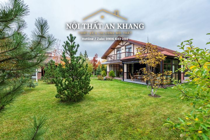 Biệt thự sân vườn có hồ bơi trong nhà (nguyên căn) – góc 24