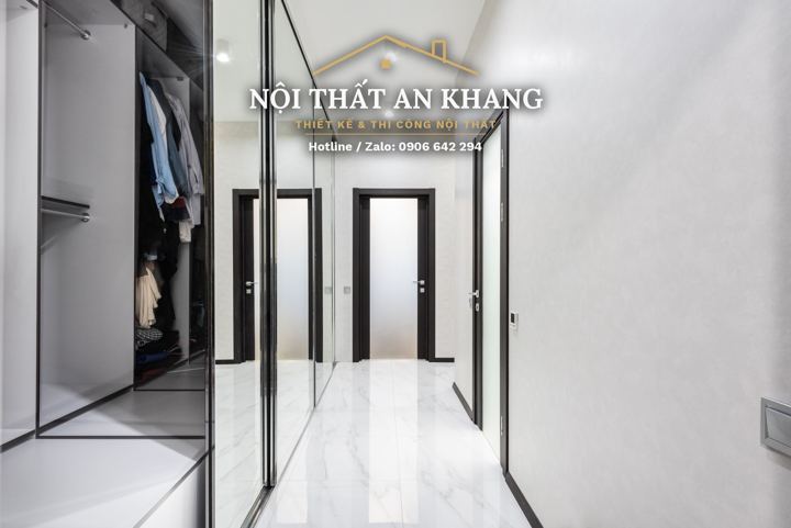 Căn hộ bếp vân gỗ xám (nguyên căn) – góc 8