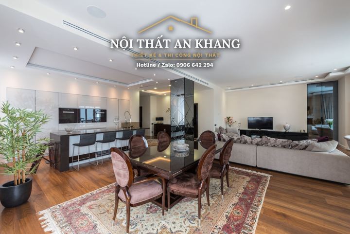 Phòng khách căn hộ hiện đại – góc 5