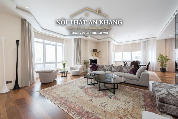 Phòng khách căn hộ hiện đại – góc 8