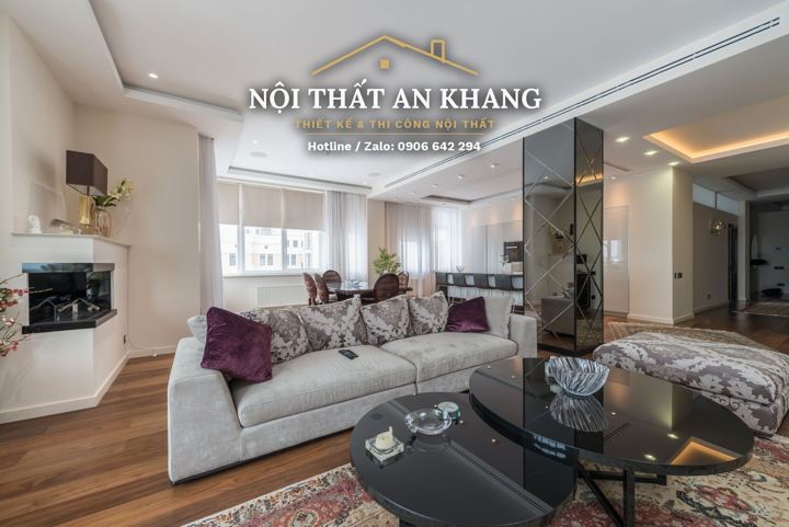 Phòng khách căn hộ hiện đại – góc 9