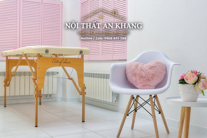 Spa tông hồng – phòng chăm sóc da – góc 5