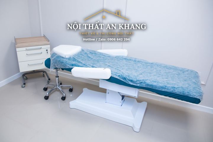 Spa trị liệu – phòng massage vách đèn LED – góc 3